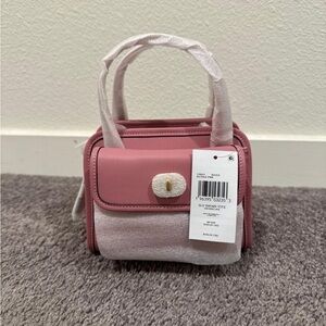 Coach Pink Satchel Tote